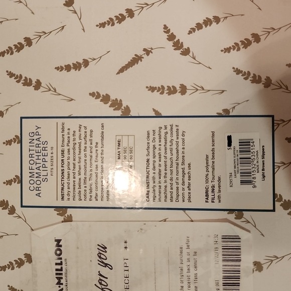 Aromatheraphy Slippers Size 6 to 10 - Picture 3 of 6